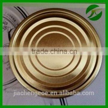 126.5mm tinplate golden bottom lids