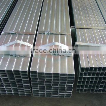 Galvanized steel square rectangular pipe Pre galvanized hollow section