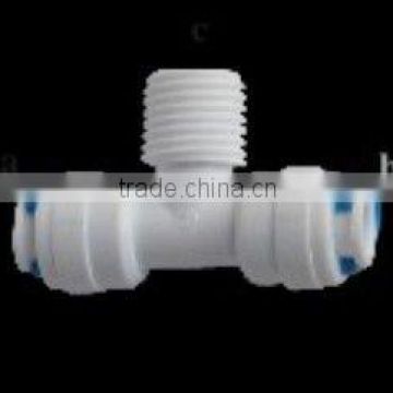 male tee Adapter plastic quick fitting