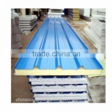 Purification polyurethane rigid insulation color plate for prefabricated house