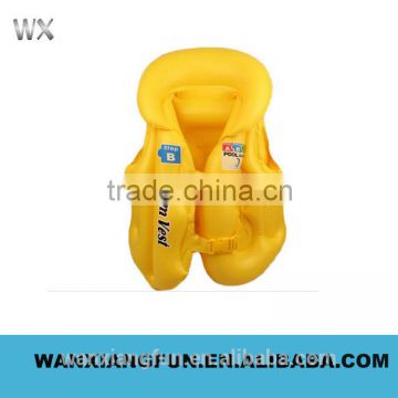 Wholesals Promotional Water floating inflatable life vest for children and adult