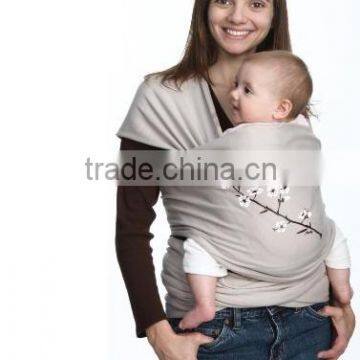 Baby Carrier wrap/baby wrap carrier with fashion embroidery,100 % Cotton material