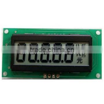 customized digital lcd display for Industrial Application UNLCD20067