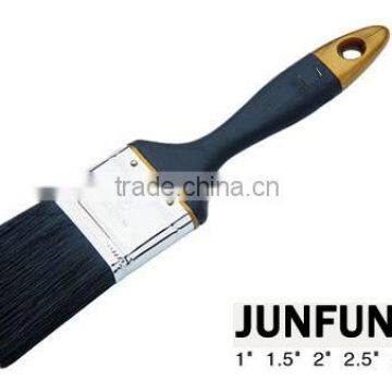 rubber handle stainless ferrule paint brush