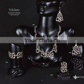 Fashion turkish style silver plated necklace Yekdane 1503