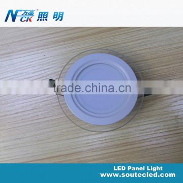 Top quality glass led light switch panel indoor led light panel price 6 watts panel lamp