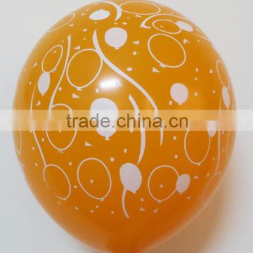 Cheap custom Round global printing helium balloon passing EN71 part1,2,3