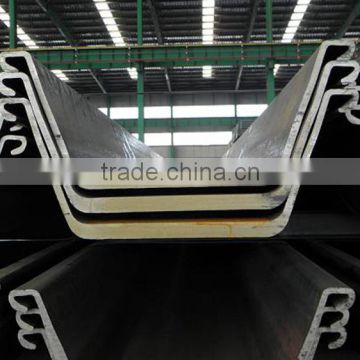 400*100 hot rolled steel sheet pile