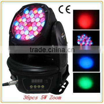 NEW! 36*5W RGB zoom led moving head