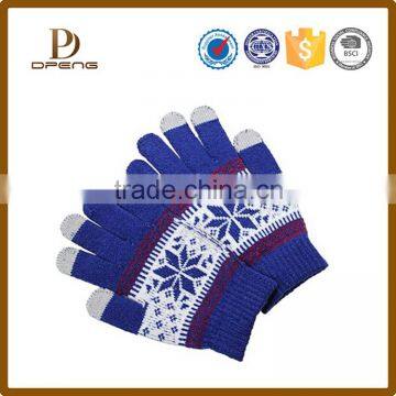 Fashion new design warm smart phone touch-screen glove