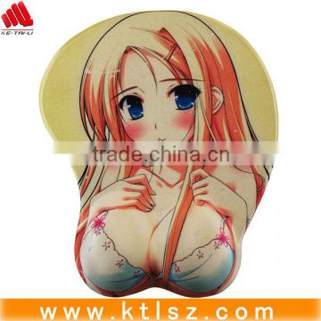 3D Japanese Cartoon Girl Silicone mouse pad