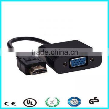 Support 1080 P HD hdmi to vga cable hdtv video converter