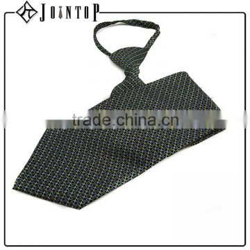 2016 hot sale pure silk best brand designer zipper necktie