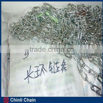 Q235 Electric Galvanized Link Chain, Chinli High Quality Korean Standard Link Chain