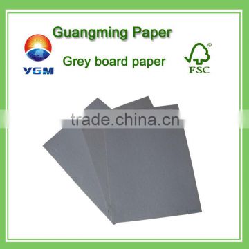 recycled grey color chip board/gray color paper board