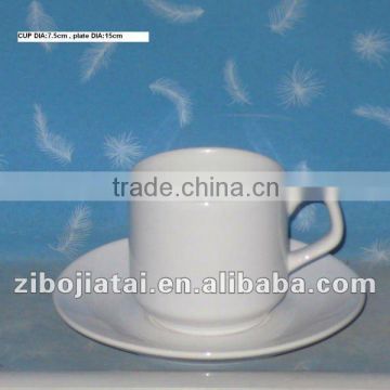 decal tea cup ,coating mug and saucerJT-088