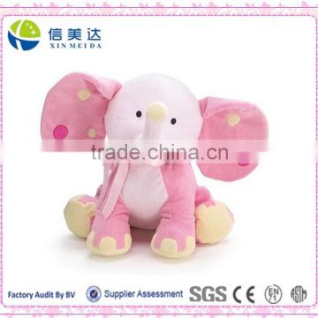 Best made pink elephant baby plush toy