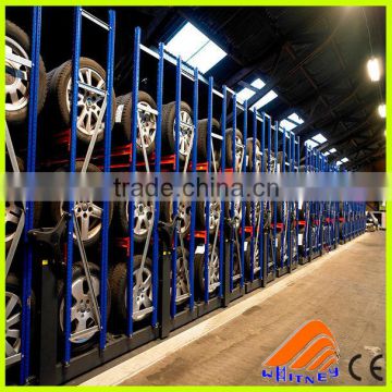 Steel Material and collapsible Feature Tyre rack, tire rack storage system, floor standing belt and tie rack