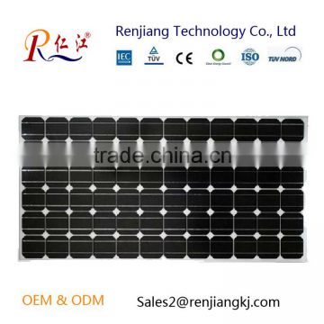 High efficiency 250W Mono Photovoltaic Solar Panel Aluminum Alloy Frame