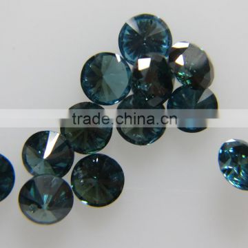 Natural Loose Blue Diamond Lot 1-1.2mm Brilliant Cut Round Fancy Color