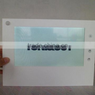 10 inch tft lcd motion sensor video player/video greeting card