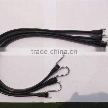 EPDM Rubber Tarp Strap Tie Down Cord With 2 S Hooks
