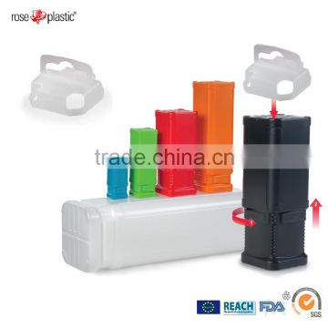 PP plastic square musical instrument cleaning rags packaging box with detachable hanger Block Pack BK
