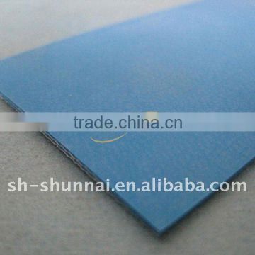 blue fabric pu foodgrade conveyor belts