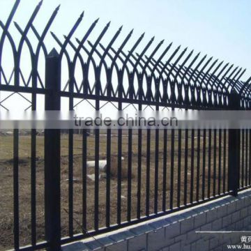 Security Steel Galvanized Iron Fence