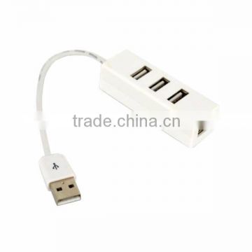 Small Mini Short Cable 4 Ports USB 2.0 USB Hub Type B