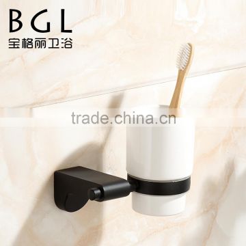 17938 modern simple black tumbler holder for bathroom accessories