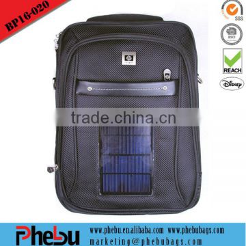 Waterproof Outdoor Solar Power Laptop Backpack Made In China(BP16-020)