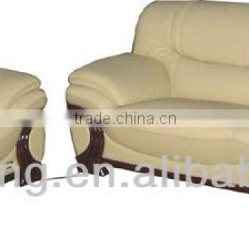 latest design genuine leather hall sofa set picture