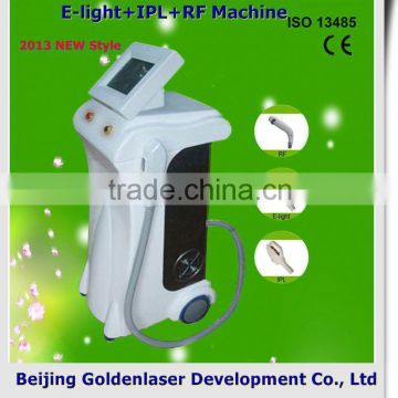 2013 New style E-light+IPL+RF machine www.golden-laser.org/ mesotherapy gun