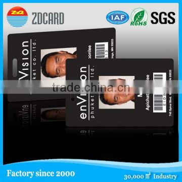 Factory price PVC/PET Portrait voter id card
