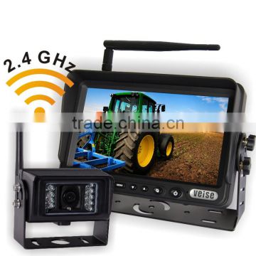 Wireless surveillance camera kits for farm tractor