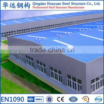 Large-span heavy steel structure workshop