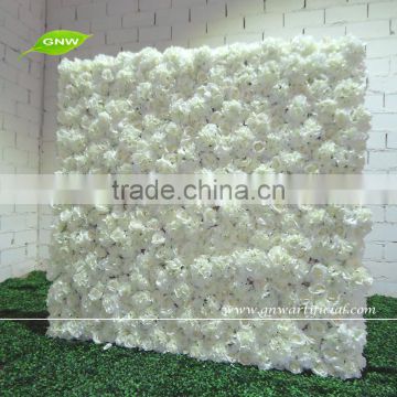 GNW FLW1507-1 Artificial Flower Backdrop Wall for wedding decoration