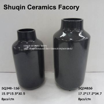 shuqin ceramics factory flower vase ceramics vase painting dolomite flower vase home accessories decoration