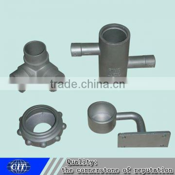 stainless steel parts of pipe fittings and flange parts, silicon baking paint, lost wax precision casting technology