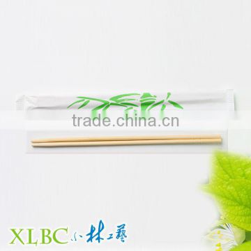 Paper wrapped21cm standard bamboo chopsticks with high quality