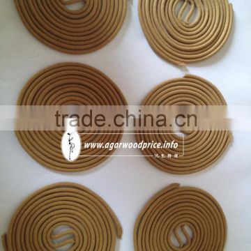 Agarwood incense coils - Natural color brown of agarwood - Being extracted from 100% pure ingredients
