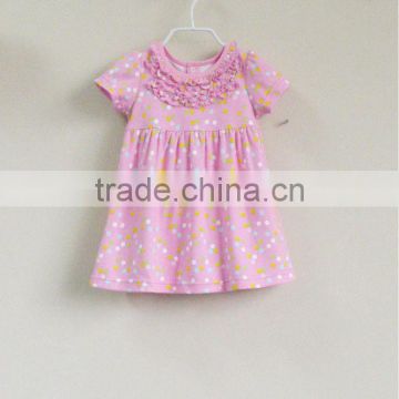 mom and bab 2013 Summer baby clothes 100% cotton girl dress 2pcs set
