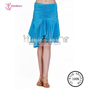 AB012 Blue Latin Skirt Dance Wear