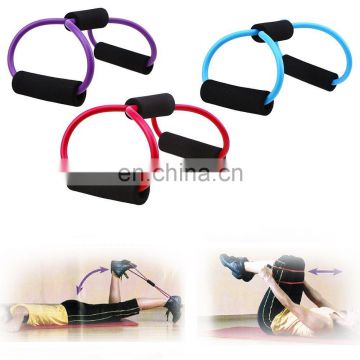 High Quality Factory Supply Sports Resistance Band Set 8 Shape Exercise Tube