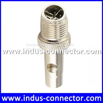 Equivalent to amp molded m12 X code 8 pins ip68 male connector for aviation