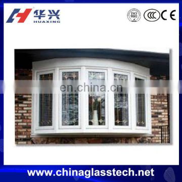 Heat-protecting Glass PVC Fixed Window / UPVC Fixed Round Window