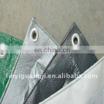 Green/Silver/Black/White PP/PE Tarpaulin Ground Cover Sheet