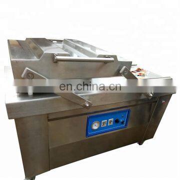 Double chamber vacuum packaging machine skin packaging bags for food