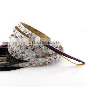 IP65 Waterproof DC12V 16.4FT 5in 1chip SMD 5050 RGB CCT RGBW Led Strip Light